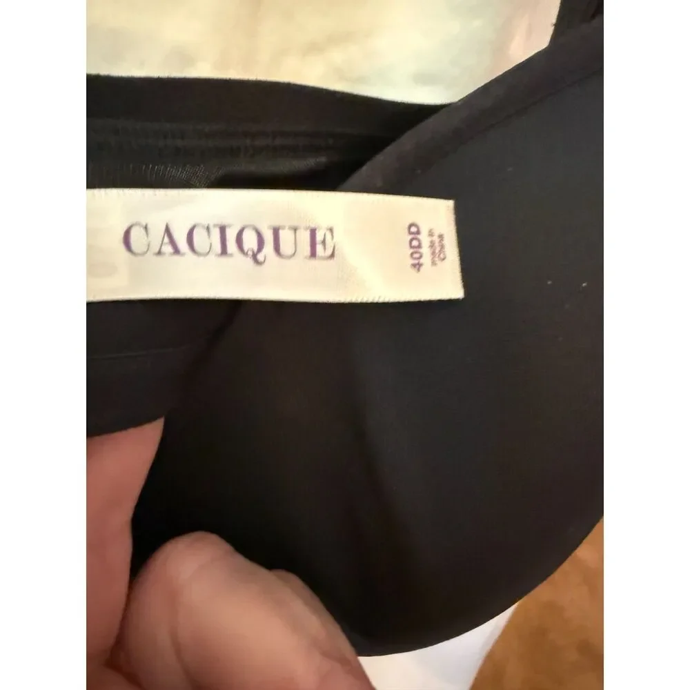 NWOT Cacique black bra